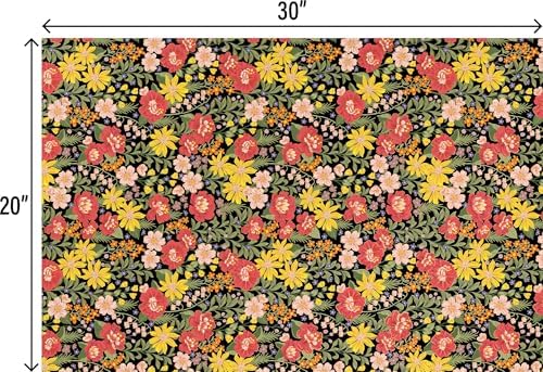 Jillson & Roberts Printed Unfolded Gift Tissue 20" x 30", Fresh Floral, 240 Sheets - Image 3