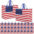 Landhoow Gift Bags Large Party Favors Reusable Tote Non Woven Candy Totes for Birthday Party Supplies(16.6" x 13" x 7.1") by Landhoow