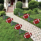 Big Dot of Happiness End Zone - Football Lawn Decorations - Outdoor Baby Shower or Birthday Party Yard Decorations - 10 Piece - Image 2