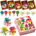 45 Sets Soap Favors Bulk for Wedding Gifts, Flower, Green, Yellow, Red by Kigeli