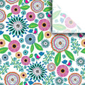Jillson Roberts 20" x 30" Printed Floral Gift Tissue Gift Wrapping Supplies, Pretty Petunia, 48 Folded Sheets by JillsonRoberts