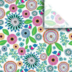 Jillson Roberts 20" x 30" Printed Floral Gift Tissue Gift Wrapping Supplies, Pretty Petunia, 48 Folded Sheets by JillsonRoberts