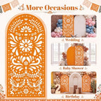 Gerrii 6 ft Cielito Lindo Arch Backdrop, All-in-one Stand up, Orange - Image 4