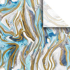 Jillson Roberts Premium Bulk 20" x 30" Printed Tissue for Wrapping and Gift Bags, Marbleized Magic, 240 Sheets by JillsonRoberts