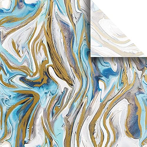 Jillson Roberts Premium Bulk 20" x 30" Printed Tissue for Wrapping and Gift Bags, Marbleized Magic, 240 Sheets by JillsonRoberts
