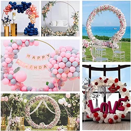 Balloon Arch Kit,6.9ft Tall Balloon Arch Stand Wind Resistance,with Base and Balloon Pumps,for Valentine's Day Wedding Birthday Party Baby Shower Decoration (Size : 2.5m) - Image 2