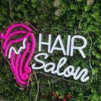 Hair Salon Neon Sign for Wall Decor, LED Neon Signs Lights, Pink Salon Hair Tech Decor Neon Signs for Barber Shop, Beauty Salon Studio Beauty Room Business Sign - Image 4