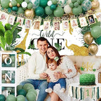 DCJHFJ Wild One Birthday Decorations for Boys Safari 1st Birthday Party - Image 5
