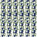 Riceshoot 6 Pcs 26 ft Artificial Eucalyptus Vines Garland with Flowers Faux Floral Greenery Garlands Rose Wreath for Wedding Party Arch Table Decor Backdrop Decorations (Blue and White) by Zuqqaaoor