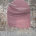 HUAYI Pink Ripples Pattern Arch Backdrop Cover for Birthday Party Wedding Baby Shower Decorations Chiara Backdrops Arched Wall Frame Stands Covers Props GP-456 4ft * 7ft - Image 4