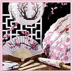 Roowest 24 Pcs Cherry Japanese Blossom Decor Set Chinese New Year Decor - Image 3
