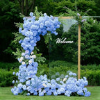 100 Pcs Faux Blue Hydrangea Artificial Flowers Bulk, Fake Silk Hydrangea Flowers Heads with Stems for Wedding Decorations Garden Party Baby Shower Porch Home Decor Table Centerpieces - Image 6