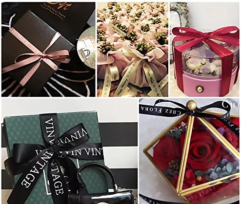 100 Yards/Roll Personalized Ribbon 1.0cm-7.5cm Width, Custom Continuous Print Ribbon for Favors, Wedding, Baby Shower, Party - Image 2