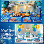 450 Pcs Tableware Set, Serve 50, Ocean Color, Under the Sea - Image 5