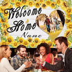 Custom Sunflower Welcome Home Banner - Military Homecoming, Yard Sign, Party Supplies (6x9ft) - Image 6