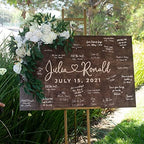 Personalized Wedding Guest Book Alternative with Last Name & Date, 5 Colors, 4 Sizes, Rustic Wedding Decorations, Includes Signing Marker, D3 - Image 7