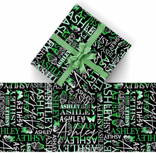 AOFUN Custom Gifts for Mother Father Day Birthday Christmas Day First Birthday Wrapping Paper Boy Personalized Christmas Gift 3 Rolls 58"" x 23"", Style 15 - Image 2