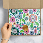 Jillson Roberts 20" x 30" Printed Floral Gift Tissue Gift Wrapping Supplies, Pretty Petunia, 48 Folded Sheets - Image 4
