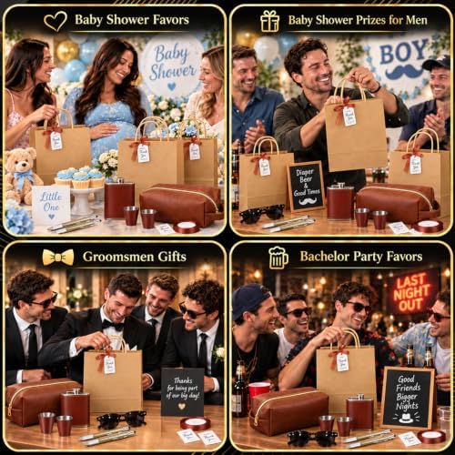 61 Pcs Baby Shower Prizes for Men, Groomsmen Gifts Wedding Party - Image 7
