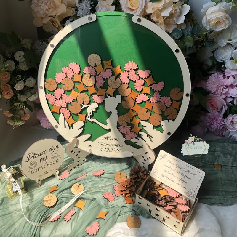 Personalized Quinceanera Guest Book Alternative, Princess Frog Drop Box - Image 2