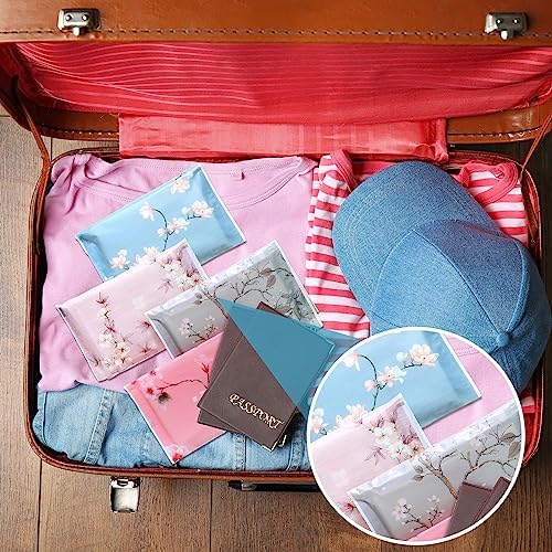 PerKoop 100 Pack Pocket Tissues Travel Slim Packs Small Facial Tissues Wallet Size Toilet Paper for Travel Guest Wedding Supplies, 4 Styles(Colorful Flowers) - Image 5