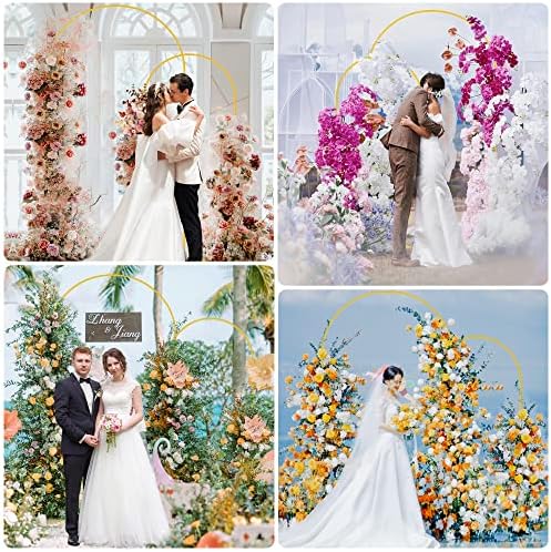 Putros Arch Backdrop Stand and Cover Set of 2, Arch Stand with White Cover - Image 5