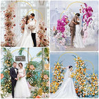 Putros Arch Backdrop Stand, 7.2ft & 6ft, Metal Wedding Arch Stand, Gold - Image 6