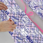AOFUN Personalized Name Text Cute Gifts For Best Friends Mens Birthday Wrapping Paper Custom Name Text Wrapping Paper For Men Custom Wrapping Paper 3 Rolls 58" x 23" - Image 4