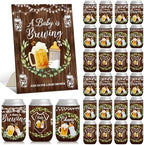 SiliFine 37 Pcs a Baby Is Brewing Diaper Can Coolers Baby Shower Favors by SiliFine