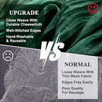 Wokceer Cheesecloth Table Runner Emerald Green 10FT Boho GauzeRunner,12Pack - Image 4