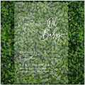 Andaz Press Custom Large Oh Baby Welcome Sign, 16" x 24", Minimal Floral Personalized Acrylic Sign, Gender-Neutral for Baby Sprinkle, Fall Shower Decorations by AndazPress