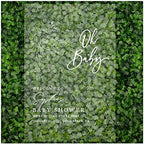Andaz Press Custom Large Oh Baby Welcome Sign, 16" x 24", Minimal Floral Personalized Acrylic Sign, Gender-Neutral for Baby Sprinkle, Fall Shower Decorations by AndazPress