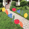 Big Dot of Happiness Locally Grown Yard Signs with Stakes, Farmers Market Baby Shower Party Lawn Ornaments, Fruit & Vegetable Garden Outdoor Decorations - 10 Piece Set by BigDotofHappiness
