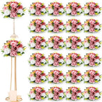 Hotop 24 Pcs Silk Rose Flower Balls,Dusty Pink, Pink, White by Hotop