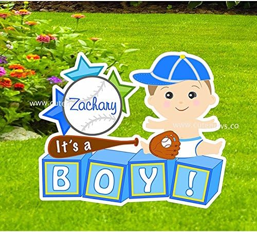 It's a Boy Yard Sign Decor, Welcome Home Baby Boy Lawn Sign, Gift - Image 3