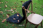 6Pcs Halloween Holiday Black Cheesecloth Table Runner 120 Inch for Decor - Image 6