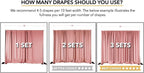 AK TRADING CO. 10 feet x 8 feet IFR Polyester Backdrop Drapes Curtains Panels with Rod Pockets - Wedding Ceremony Party Home Window Decorations - SAGE Green - Image 3
