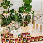 45 Sets Soap Favors Bulk for Wedding Gifts, Flower, Green, Yellow, Red - Image 6