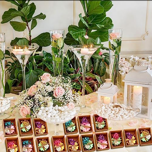 45 Sets Soap Favors Bulk for Wedding Gifts, Flower, Green, Yellow, Red - Image 6