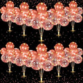 Junkin 10 Set Balloon Stand Kit for Table Centerpiece, Rose Gold by Junkin