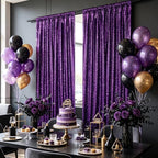 Purple Glitter Sequin Backdrop Curtains 8ftx10ft Photo Drapes - Image 7
