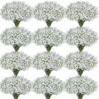 100 Pcs Baby Breath Artificial Flowers, Fake Babys Breath Gypsophila Flowers Bulk, Realistic Artificial Flowers Bouquet Flores Artificiales para Decoracion for Wedding Party Home Decoration by Cherica