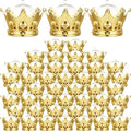 Honeydak 48 Pieces Gold Refillable Crown Candy Boxes with Dome Lid by Honeydak