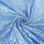 Poise3EHome Baby Blue Sequin Tablecloth 90×156 Inch Rectangle Sparkly Fabric Table Cloth for Baby Shower Birthday Party Wedding Christmas Holiday Decoration - Image 5