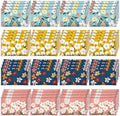 Fourluoo 50 Pack Multicolor Floral Travel Size Tissues, 3 Ply by Fourluoo