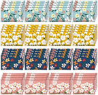 Fourluoo 50 Pack Multicolor Floral Travel Size Tissues, 3 Ply by Fourluoo