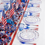 EjonirInjonir 180pcs 4th of July Plastic Plates for Independence Day - Image 6