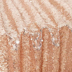 Poise3EHome Rose Gold Sequin Tablecloth 72×108 Inch Rectangle Sparkly Fabric Table Cloth for Birthday Wedding Party Christmas Holiday Baby Shower Decoration - Image 4