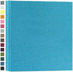 potricher Photo Album 4x6 Photos, 1000 Pockets, Linen Cover, Blue by potricher