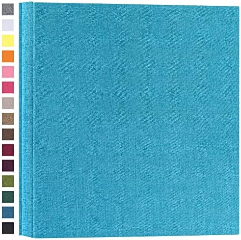 potricher Photo Album 4x6 Photos, 1000 Pockets, Linen Cover, Blue by potricher